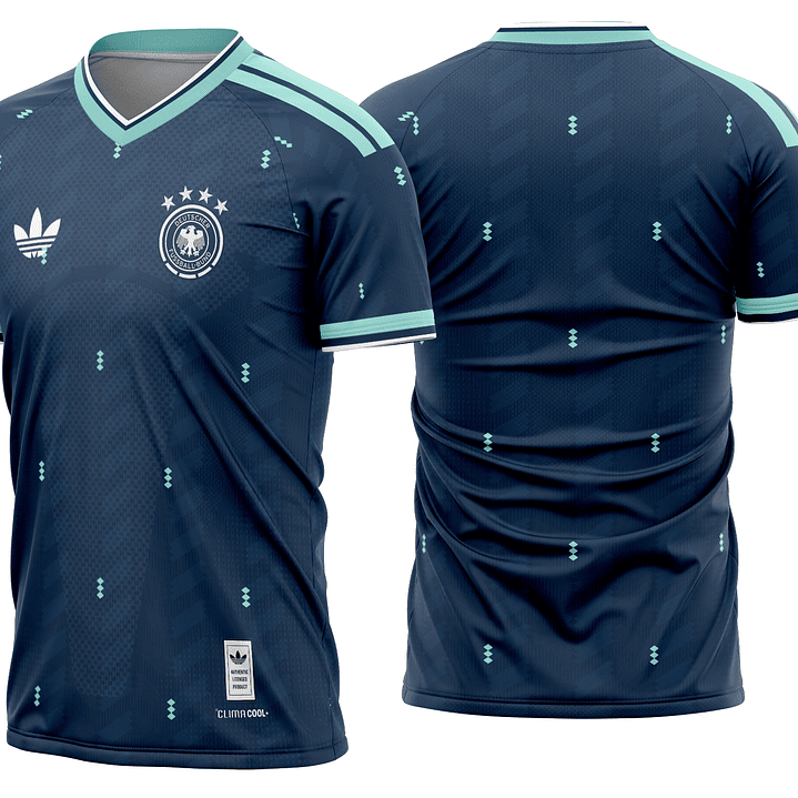 Arte Vetor Camisa Alemanha visita 2026-27 1