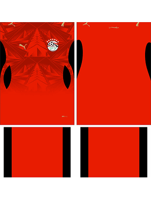 Arte Vetor Camisa Egito Titular 2026