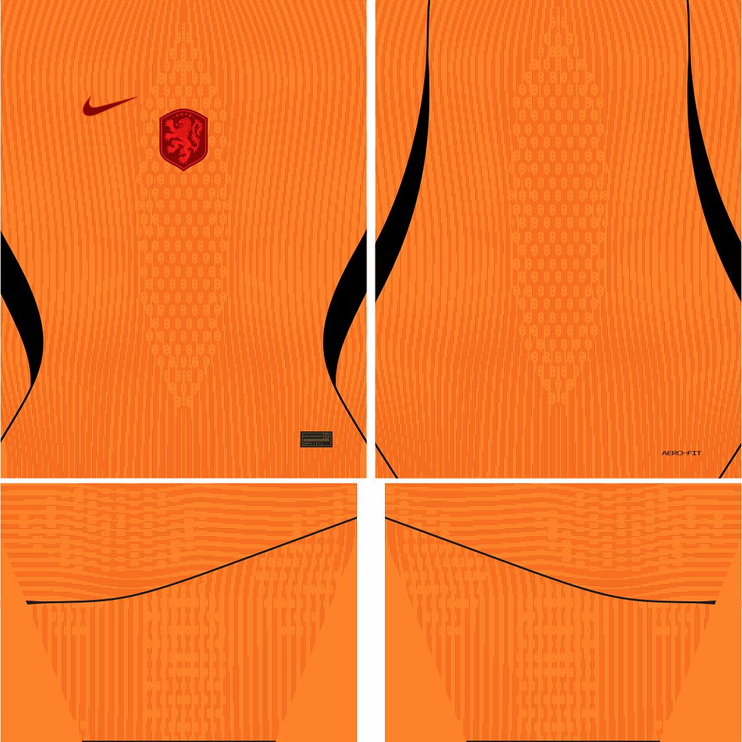 Arte Vetor Camisa Holanda titular 2026 2
