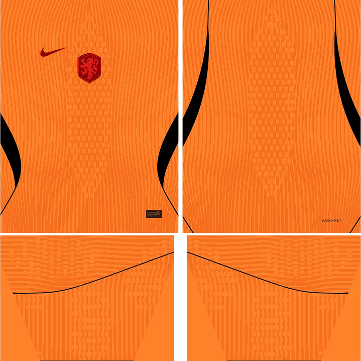 Arte Vetor Camisa Holanda titular 2026 2