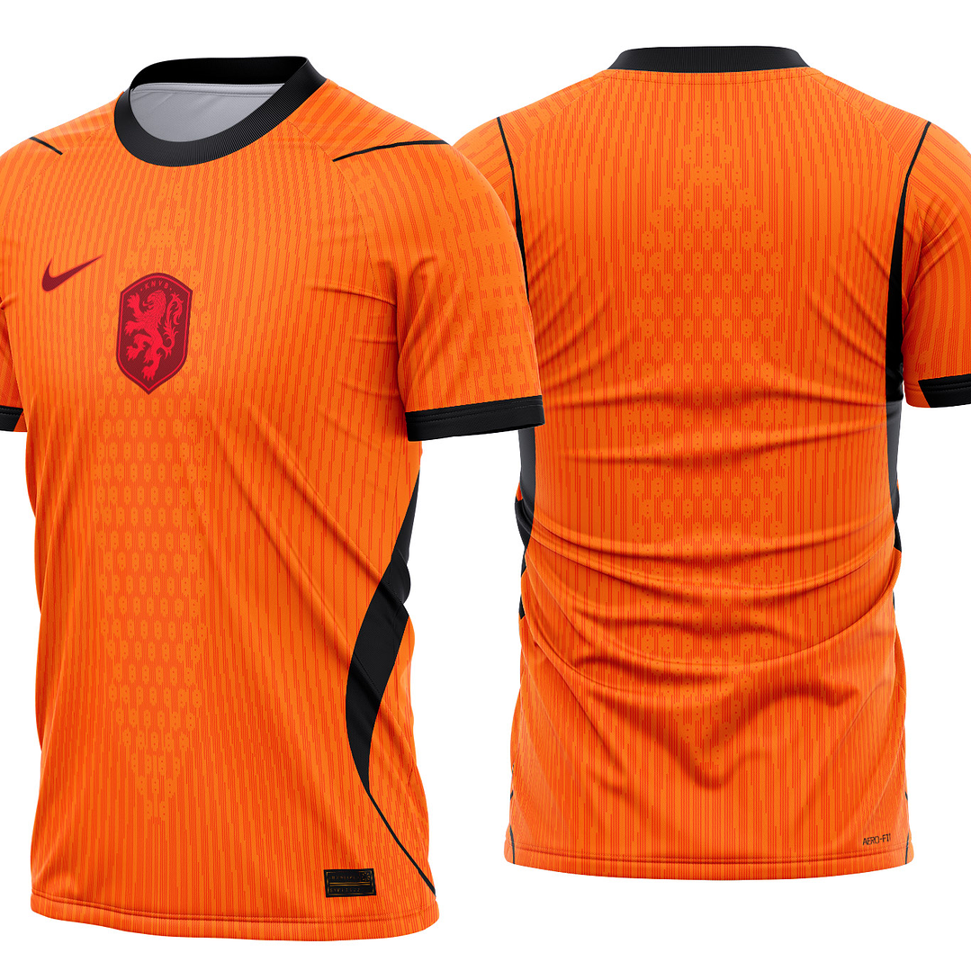 Arte Vetor Camisa Holanda titular 2026 1