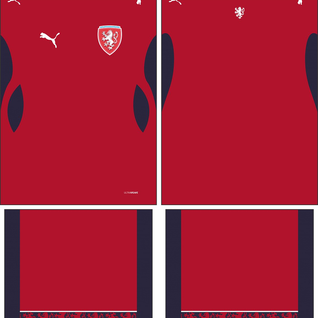 Arte Vetor Camisa Republica Checa Local 2026 2