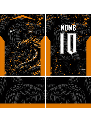 Arte Vetor Camisa Interclasse cobra Mod-899