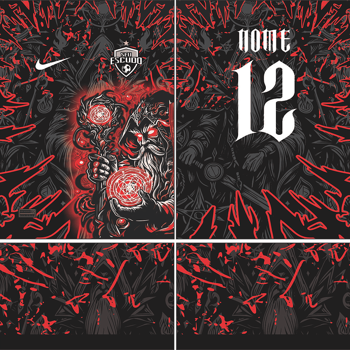 Arte Vetor Camisa Interclasse mago Mod-900 2