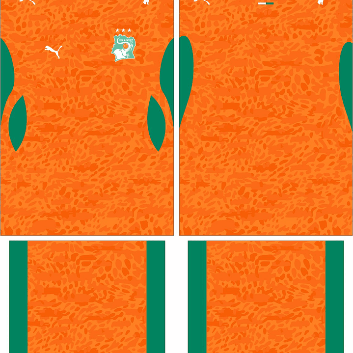 Arte Vetor Camisa Costa Marfim titular 2026 2