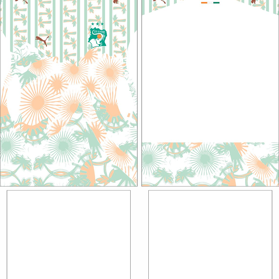 Arte Vetor Camisa Costa Marfim visita 2026 2