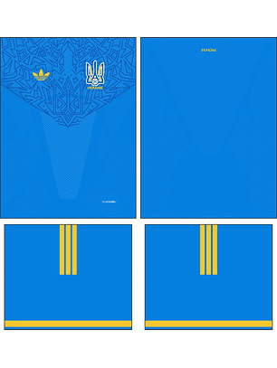 Arte Vetor Camisa Ucrania visita 2026