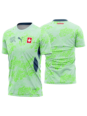 Arte Vetor Camisa Suiça visita 2026