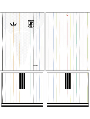 Arte Vetor Camisa Japão visita 2026