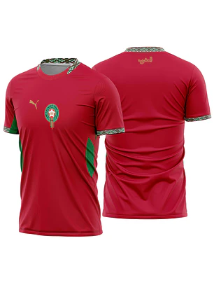 Arte Vetor Camisa Marrocos titular 2026