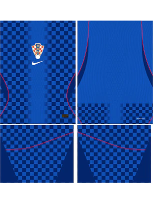 Arte Vetor Camisa Croacia visita 2026
