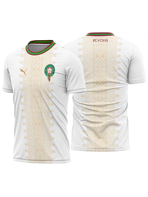 Arte Vetor Camisa Marrocos visita 2026