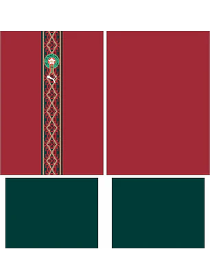 Arte Vetor Camisa Marrocos Pre-jogo 2026