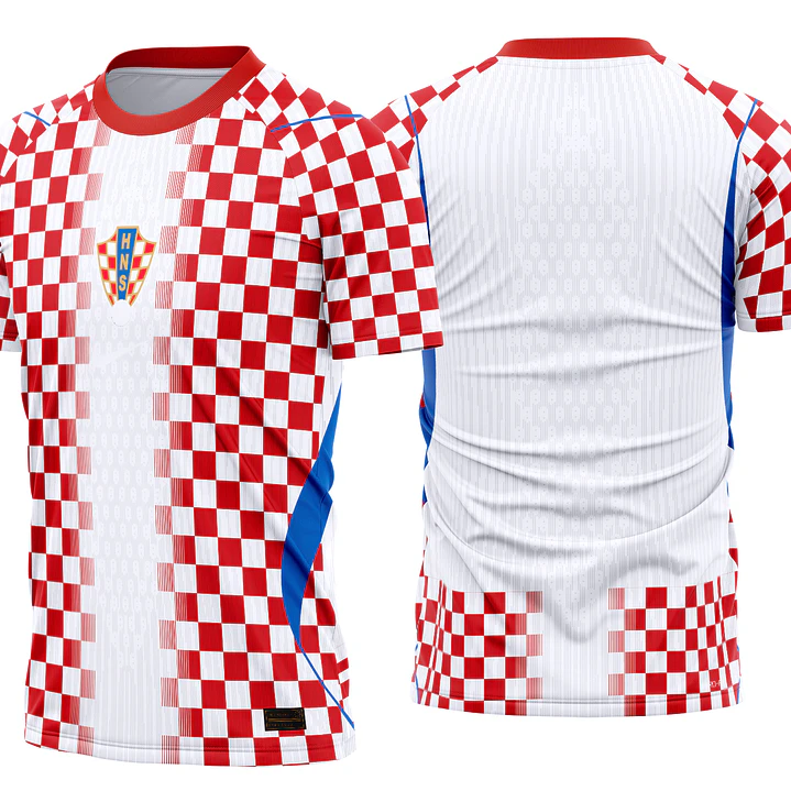 Arte Vetor Camisa Croacia titular 2026 1
