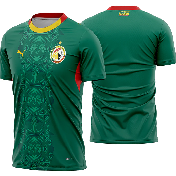 Arte Vetor Camisa Senegal visita 2026 1