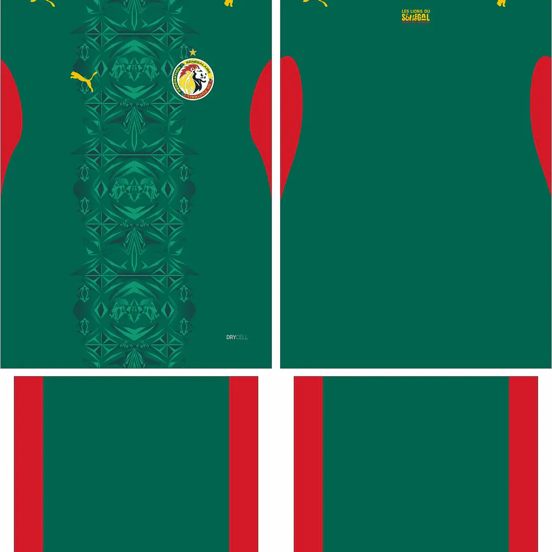 Arte Vetor Camisa Senegal visita 2026 2