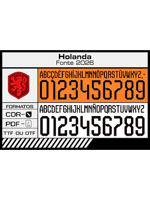 Fonte Holanda 2026