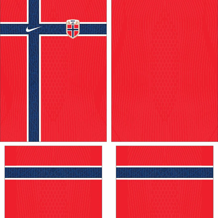 Arte Vetor Camisa Noruega titular 2026 2