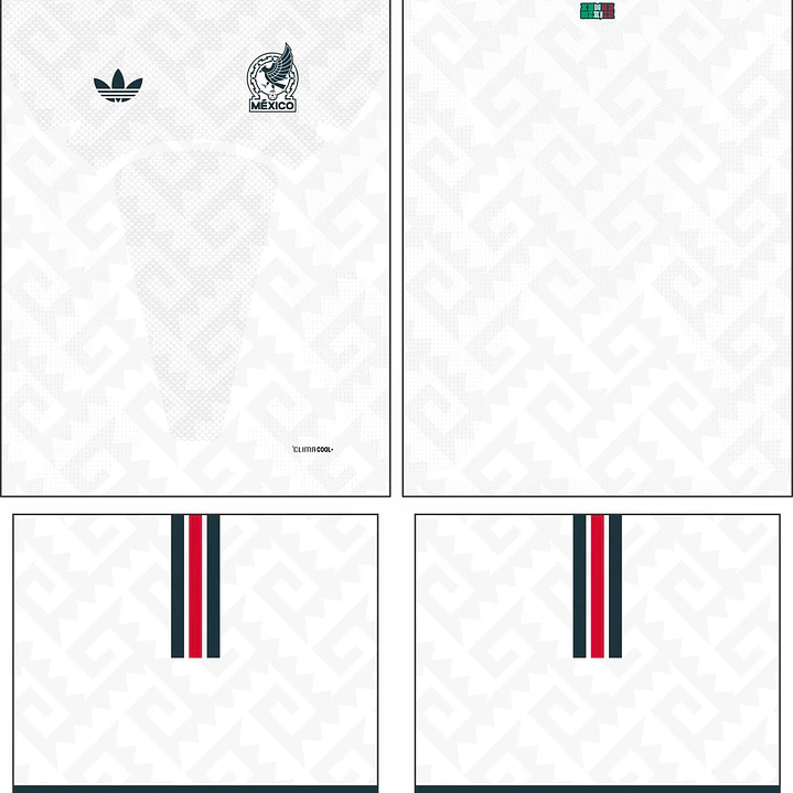 Arte Vetor Camisa Mexico visita 2026 2