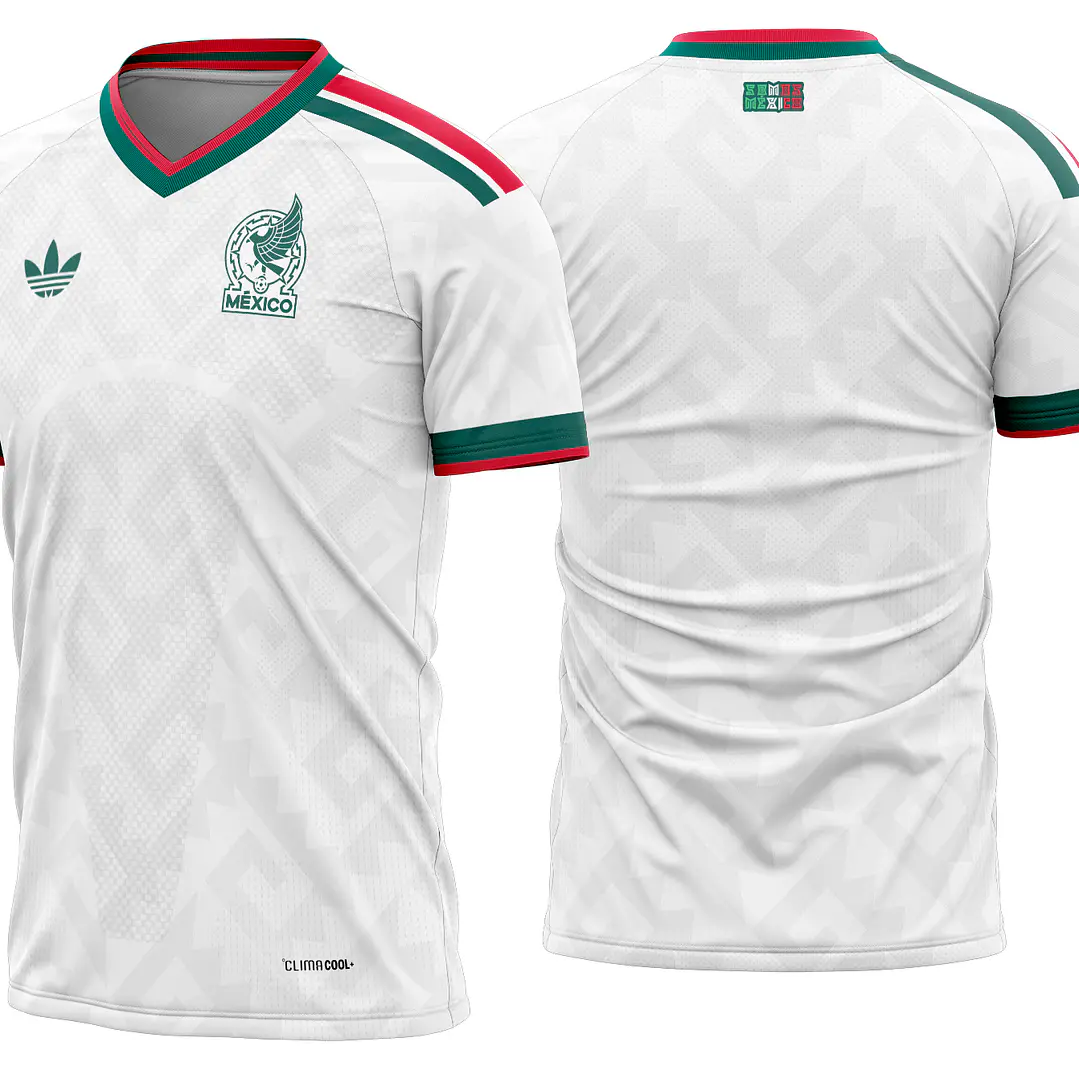 Arte Vetor Camisa Mexico visita 2026 1