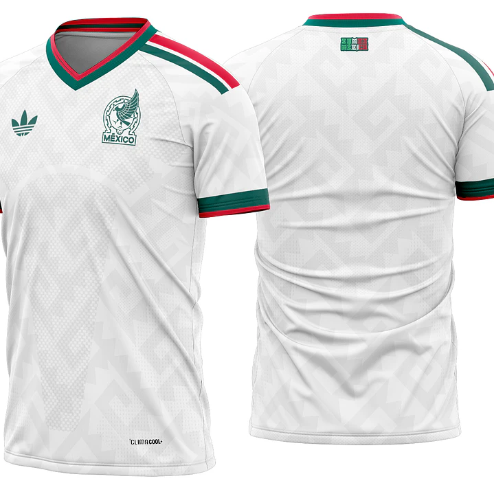 Arte Vetor Camisa Mexico visita 2026 1