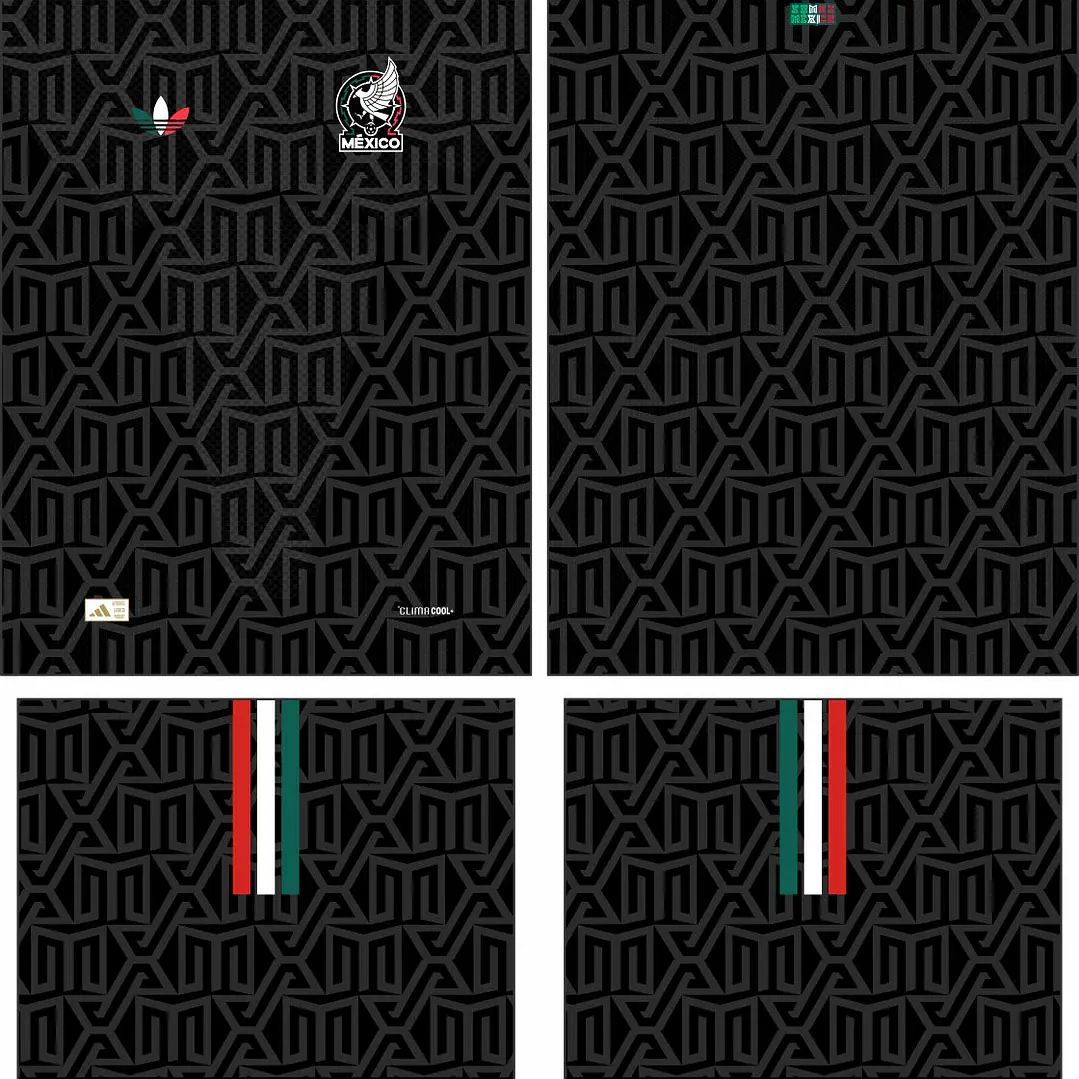 Arte Vetor Camisa Mexico Third 2026 2