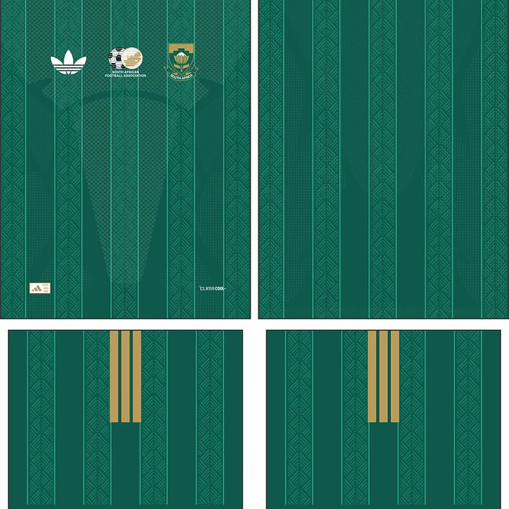 Arte Vetor Camisa Africa do sul visita 2026 2