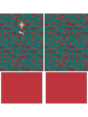 Arte Vetor Camisa Portugal Pre-jogo 2026