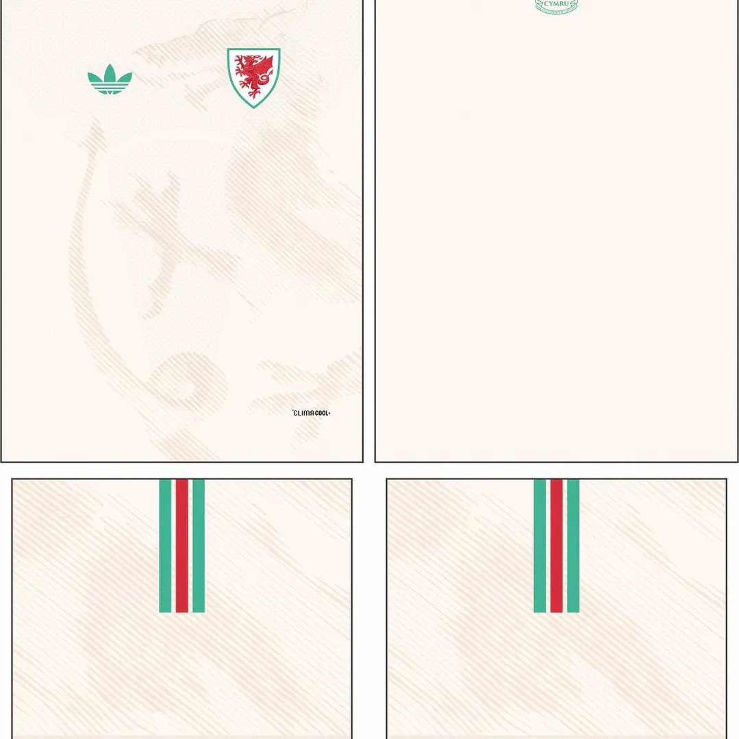 Arte Vetor Camisa Gales visita 2026 2