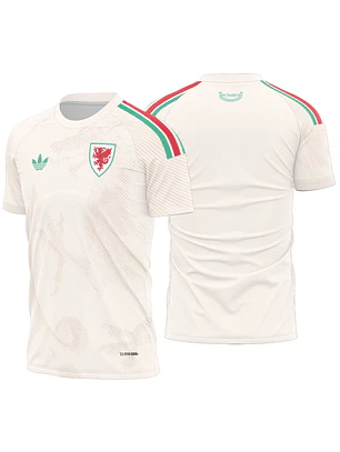 Arte Vetor Camisa Gales visita 2026