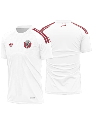 Arte Vetor Camisa Qatar visita 2026