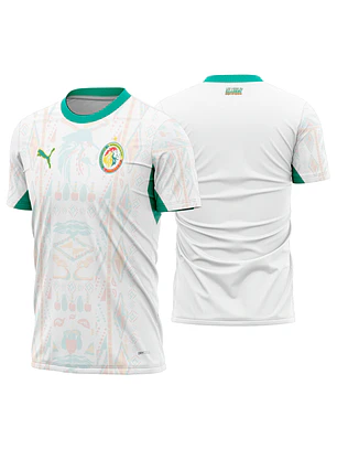 Arte vetor camisa Senegal Titular 2026-28