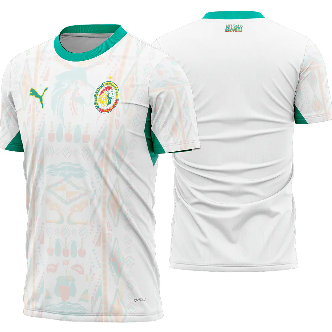 Arte vetor camisa Senegal Titular 2026-28 1