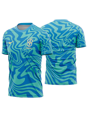 Arte Vetor Camisa Brasil Pre-jogo 2026