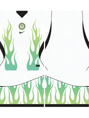 Arte Vetor Camisa Nigeria Reserva 2026-28