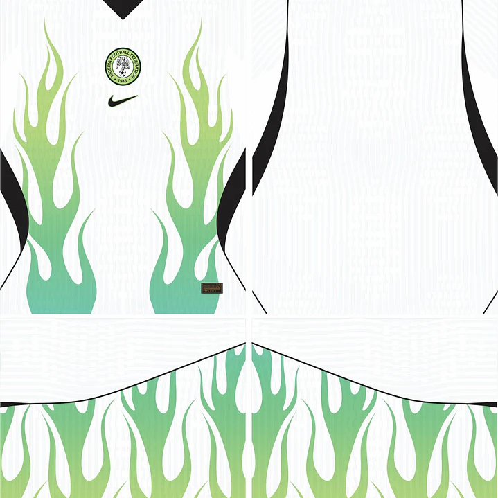 Arte Vetor Camisa Nigeria Reserva 2026-28 2