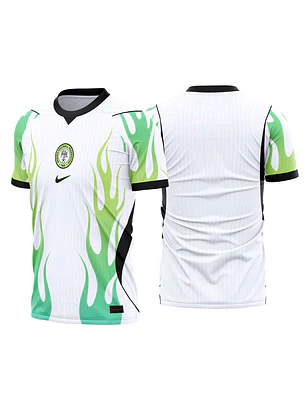 Arte Vetor Camisa Nigeria Reserva 2026-28