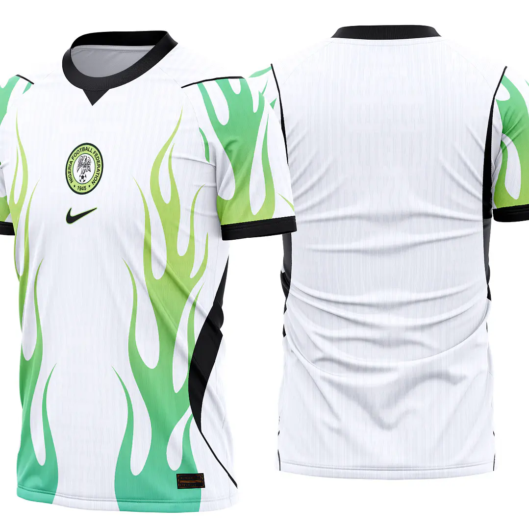 Arte Vetor Camisa Nigeria Reserva 2026-28 1