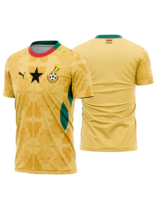Arte Vetor Camisa Ghana visita 2026