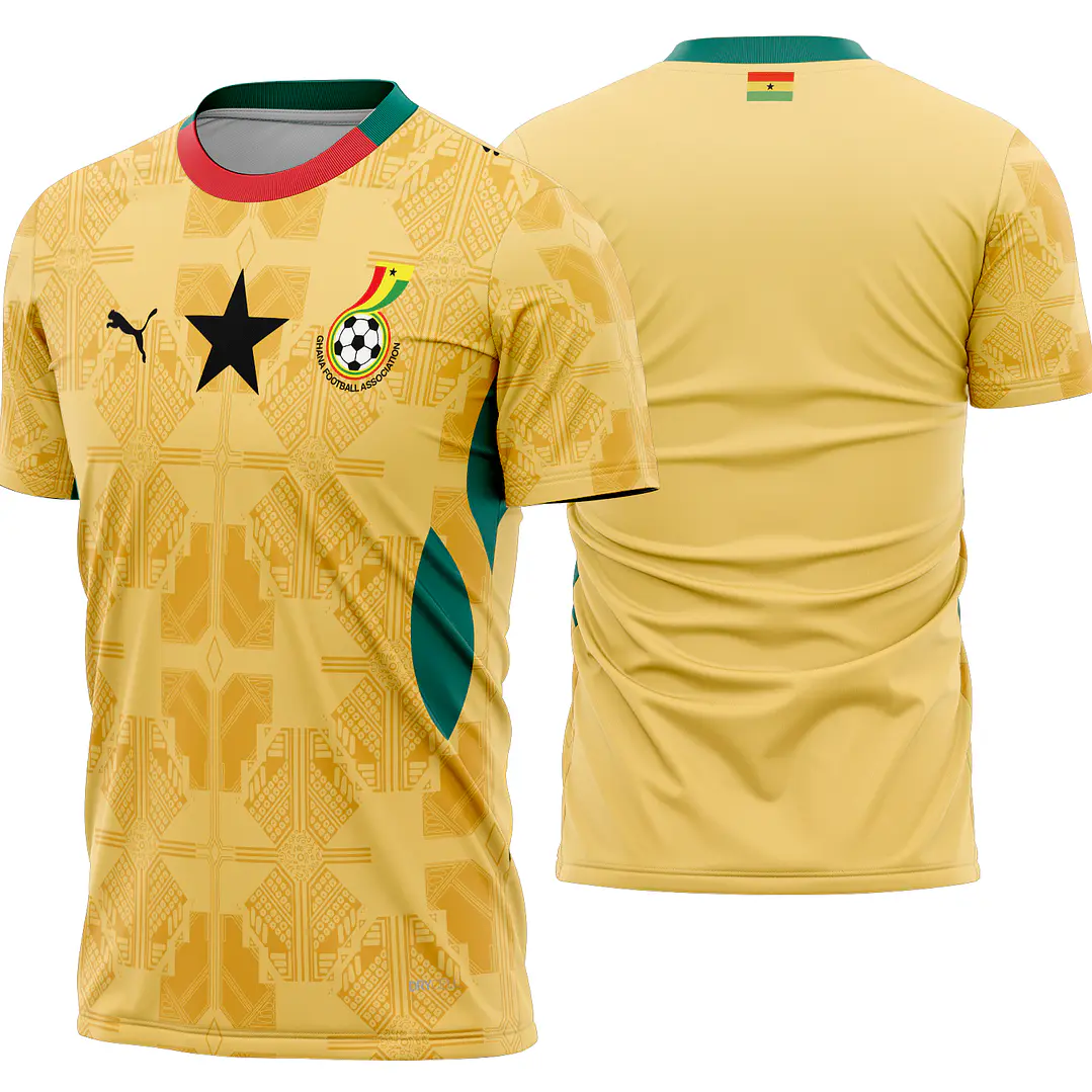 Arte Vetor Camisa Ghana visita 2026 1