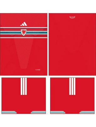 Arte Vetor Camisa Gales Local 2026