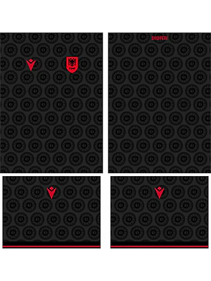 Arte Vetor Camisa Albania Third 2026