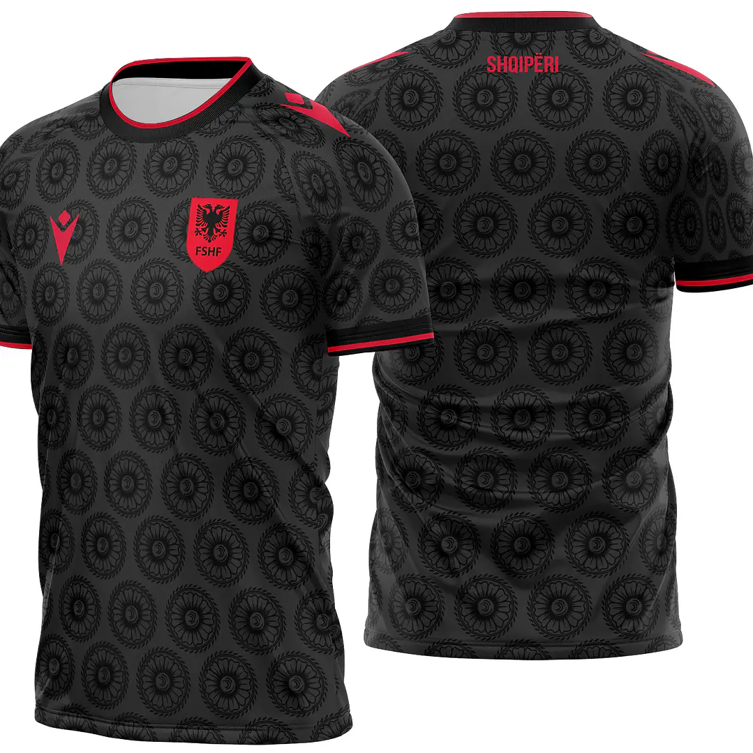 Arte Vetor Camisa Albania Third 2026 1