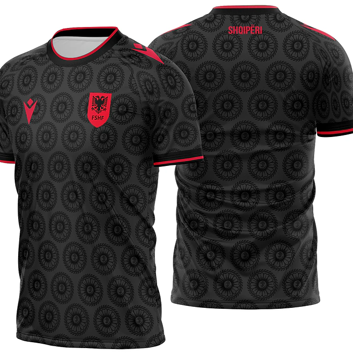 Arte Vetor Camisa Albania Third 2026 1