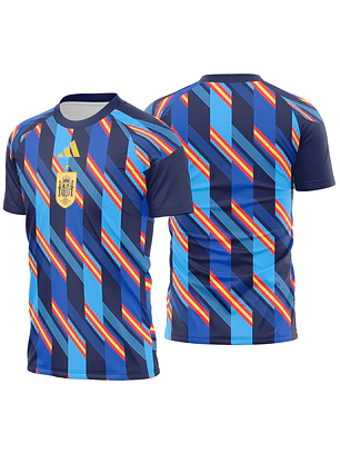 Arte Vetor Camisa Espanha Pre-jogo 2026
