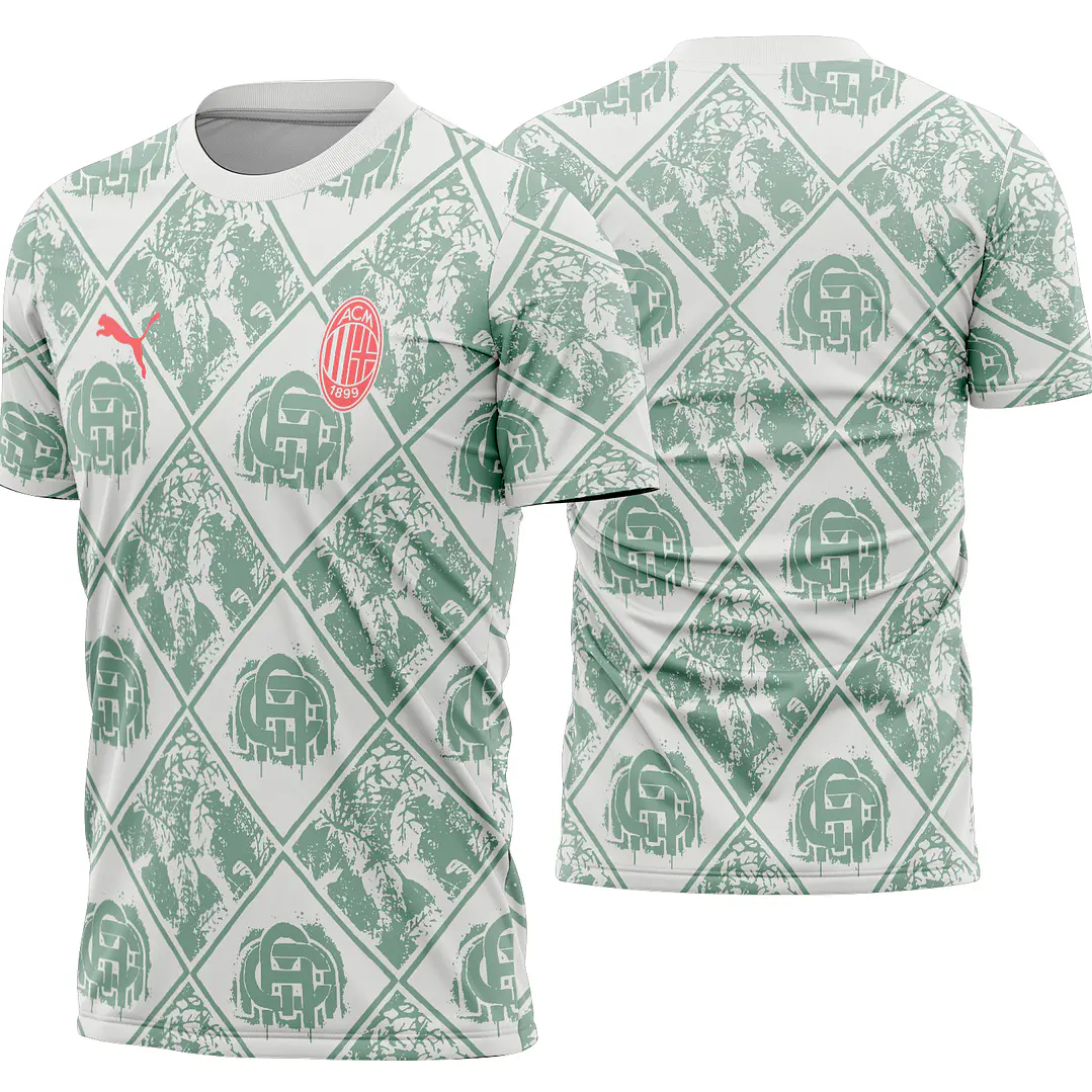 Arte Vetor Camisa AC Milan FtblCulture 2025-2026 1