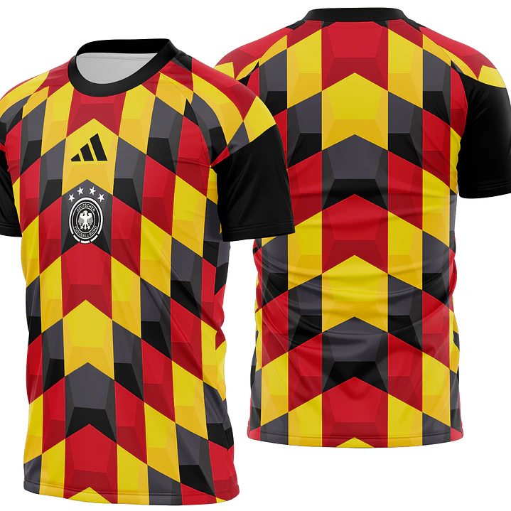 Arte Vetor Camisa Alemanha Pre-jogo 2026 1