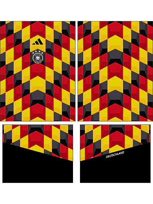 Arte Vetor Camisa Alemanha Pre-jogo 2026