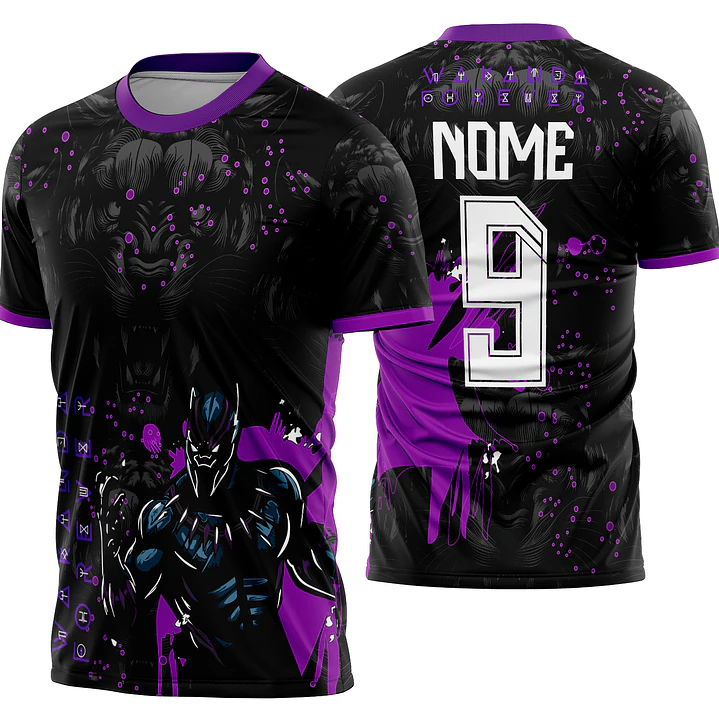 Arte Vetor Camisa Interclasse pantera Mod-902 1