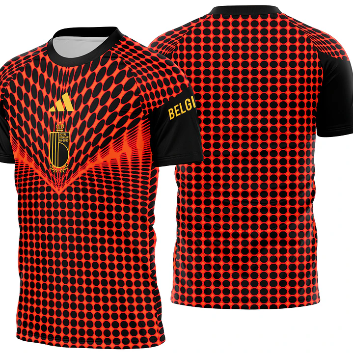 Arte Vetor Camisa Belgica Pre-jogo 2026 1